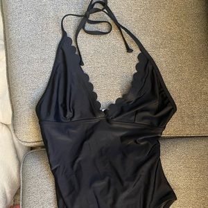 J crew scalloped swimsuit